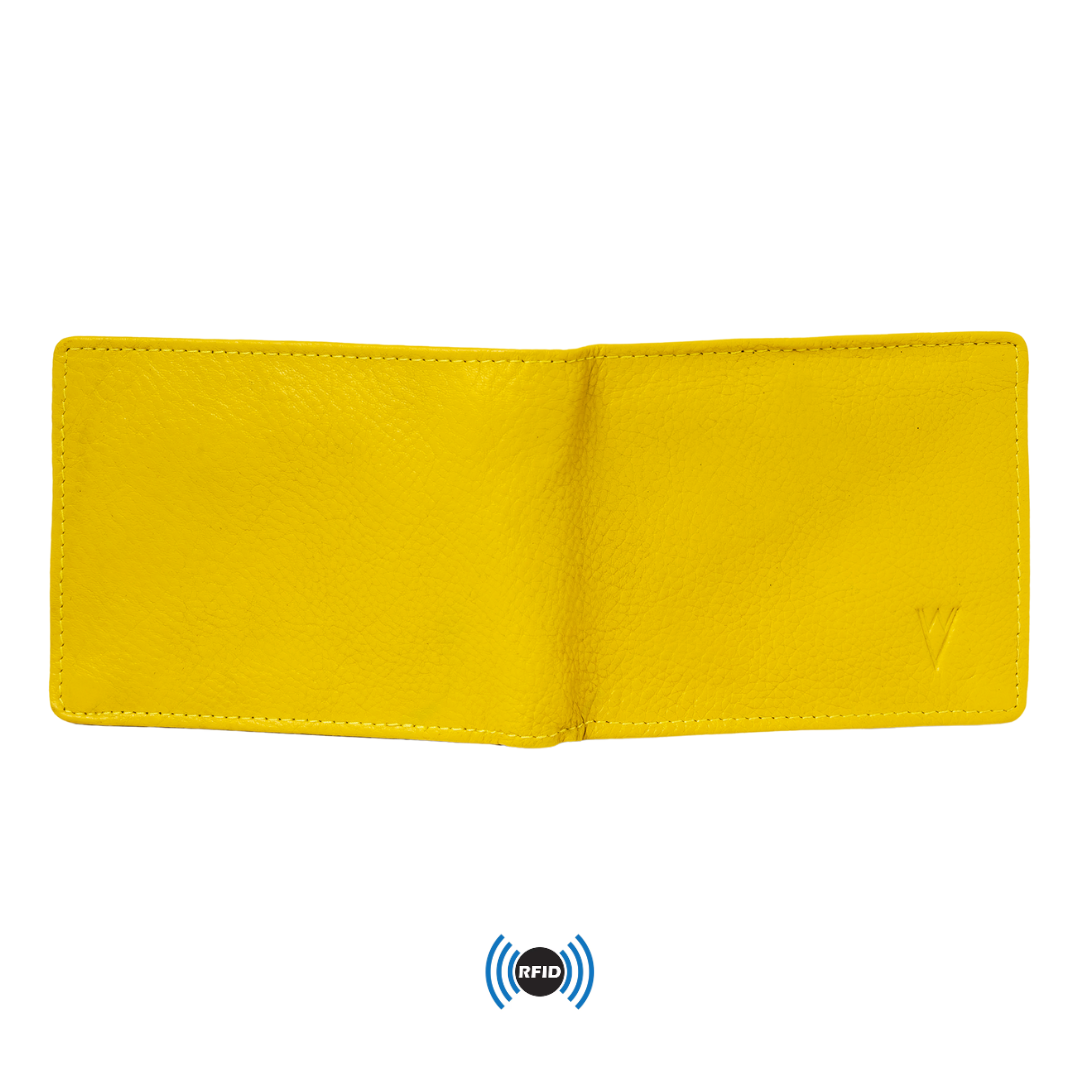 Radiant R Collection men's wallet - Yellow