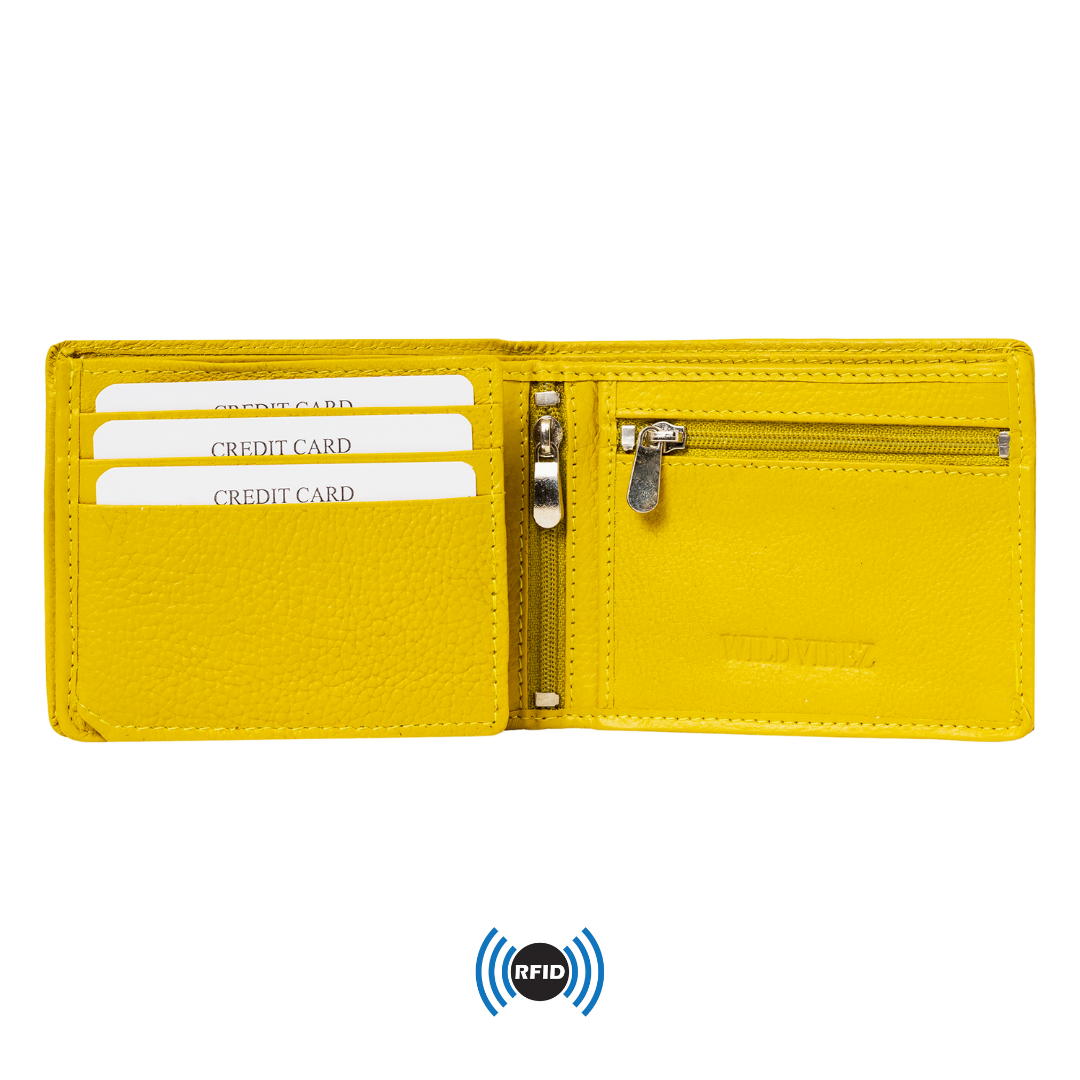 Radiant R Collection men's wallet - Yellow