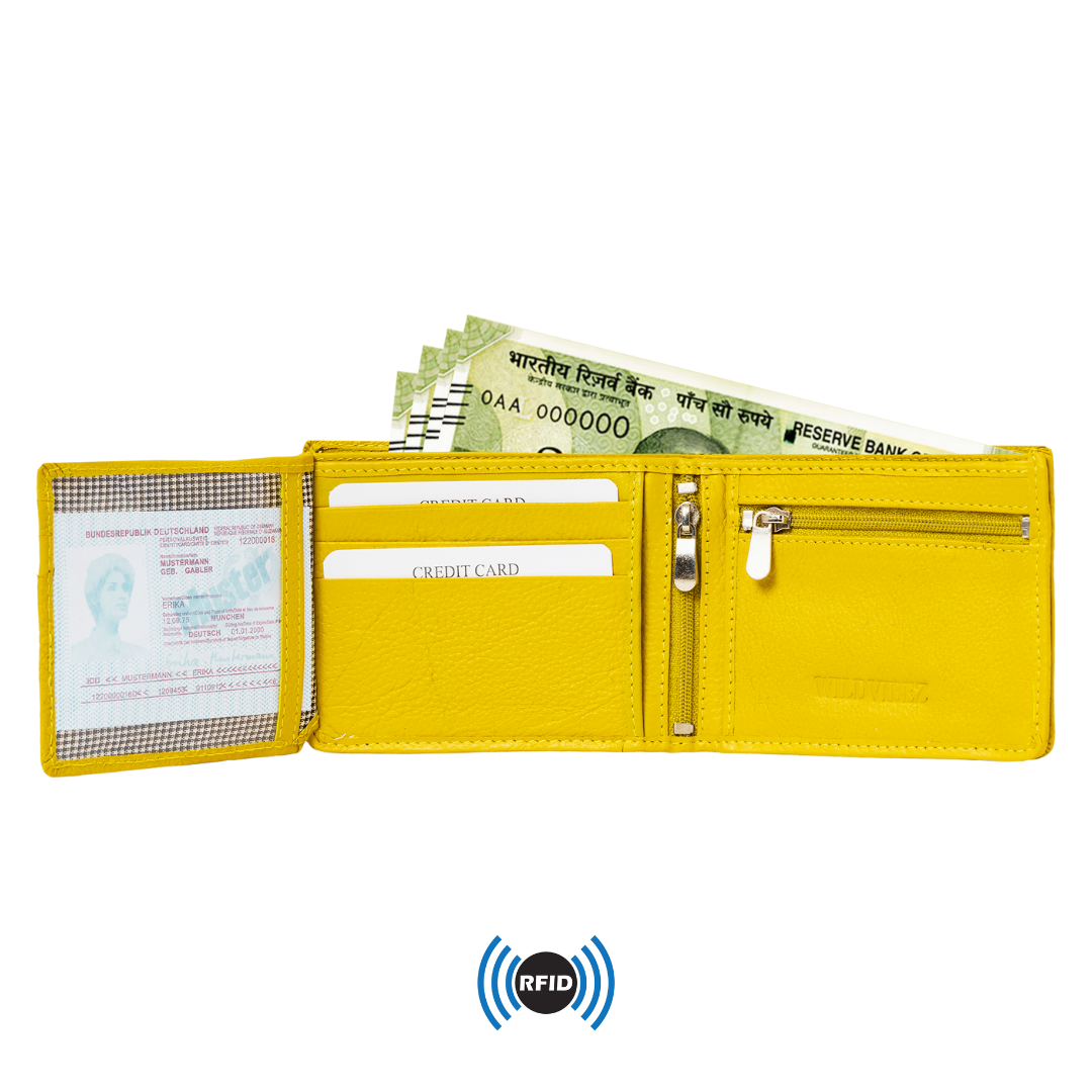 Radiant R Collection men's wallet - Yellow