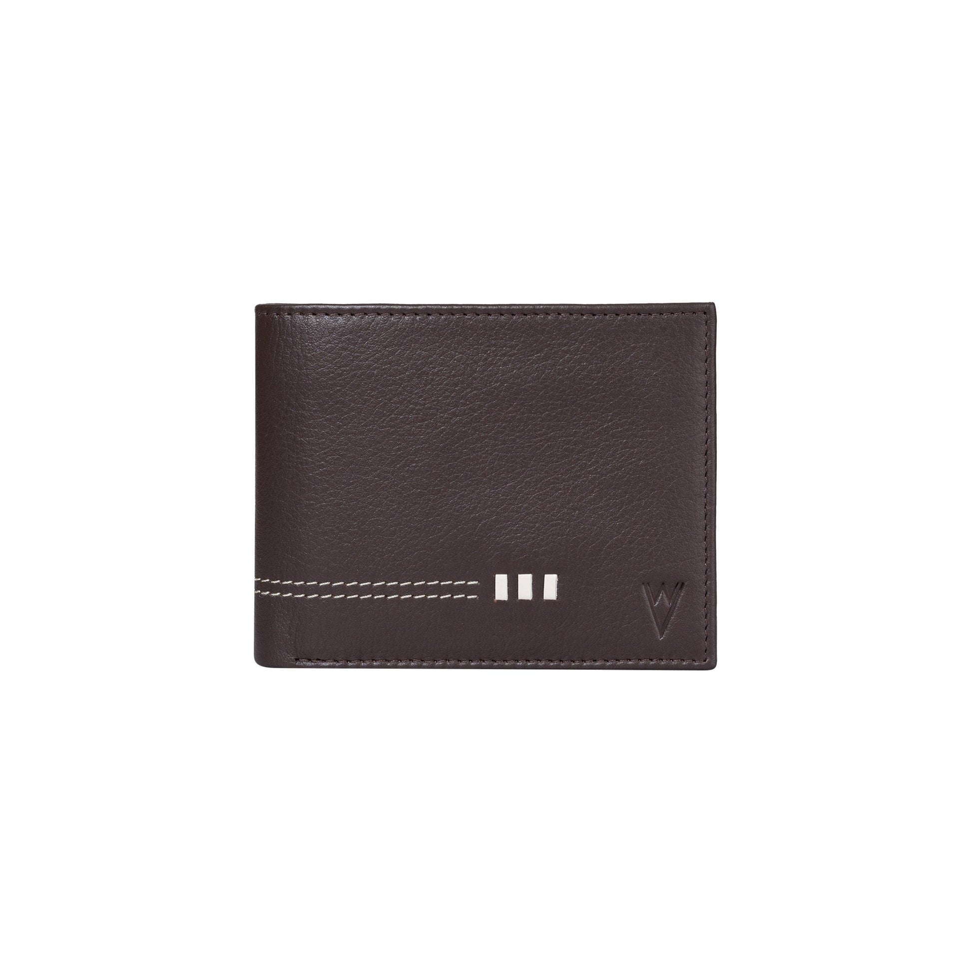 De Rigor Bi Fold Men Wallet Brown - WILDVIBEZ