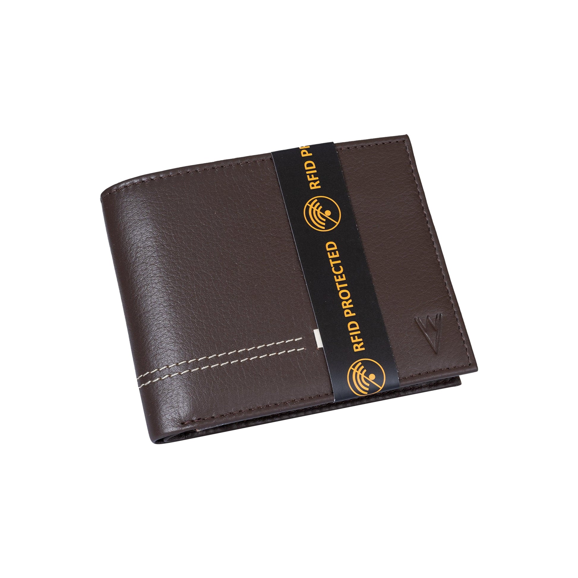 De Rigor Bi Fold Men Wallet Brown - WILDVIBEZ