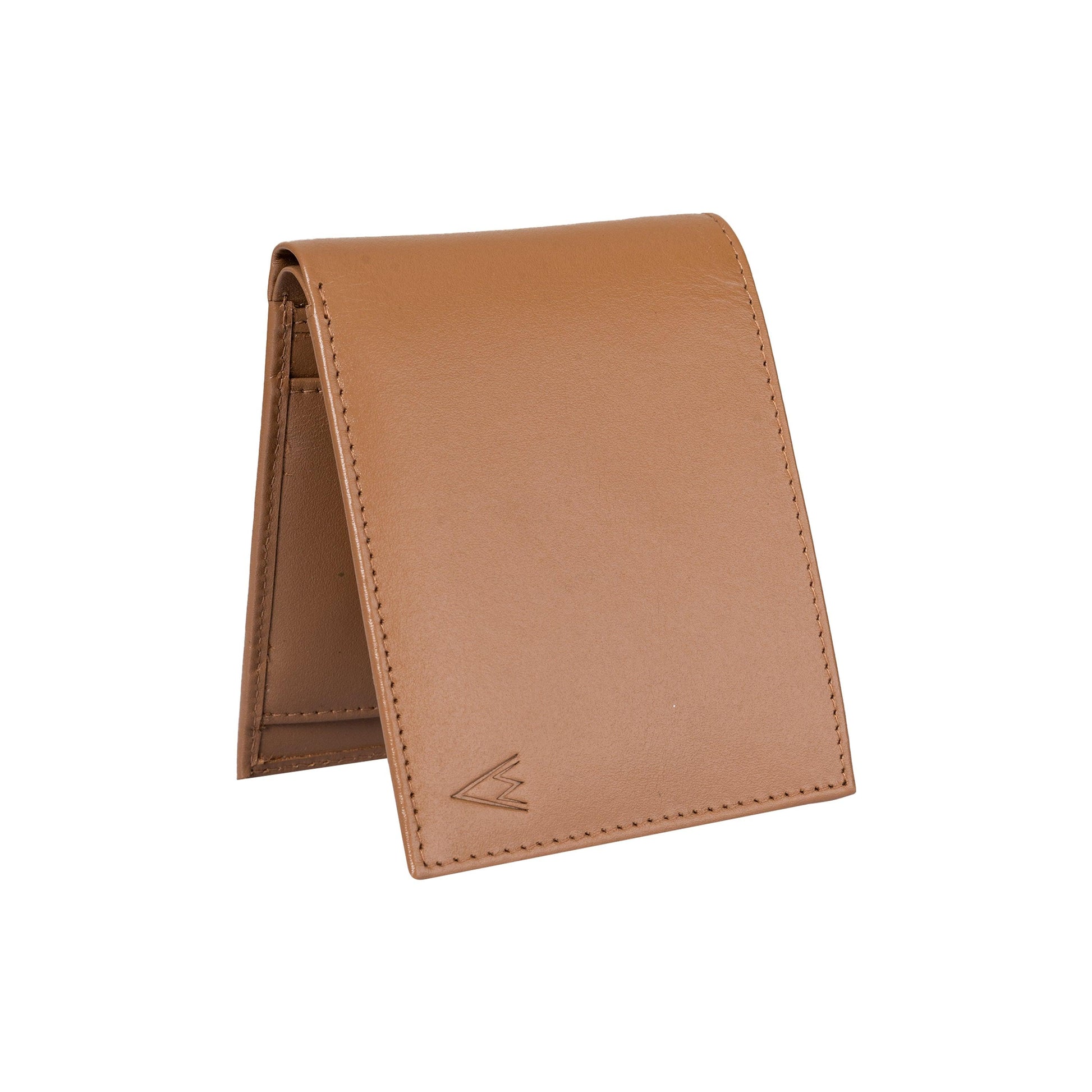 De Rigor Bi Fold Men Wallet Tan - WILDVIBEZ