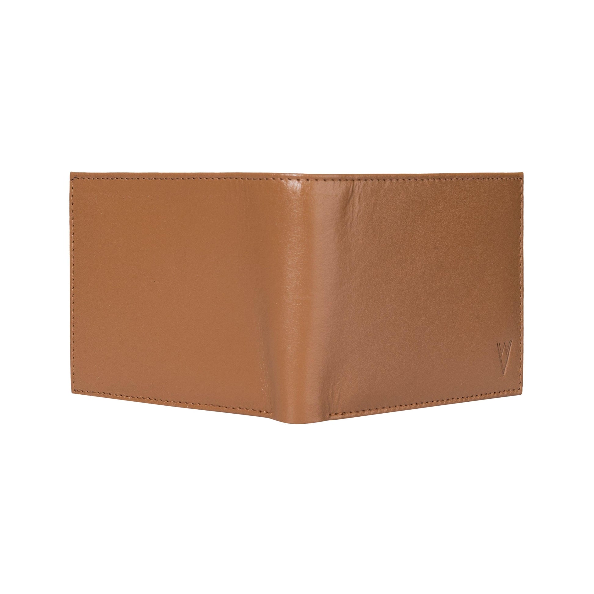 De Rigor Bi Fold Men Wallet Tan - WILDVIBEZ