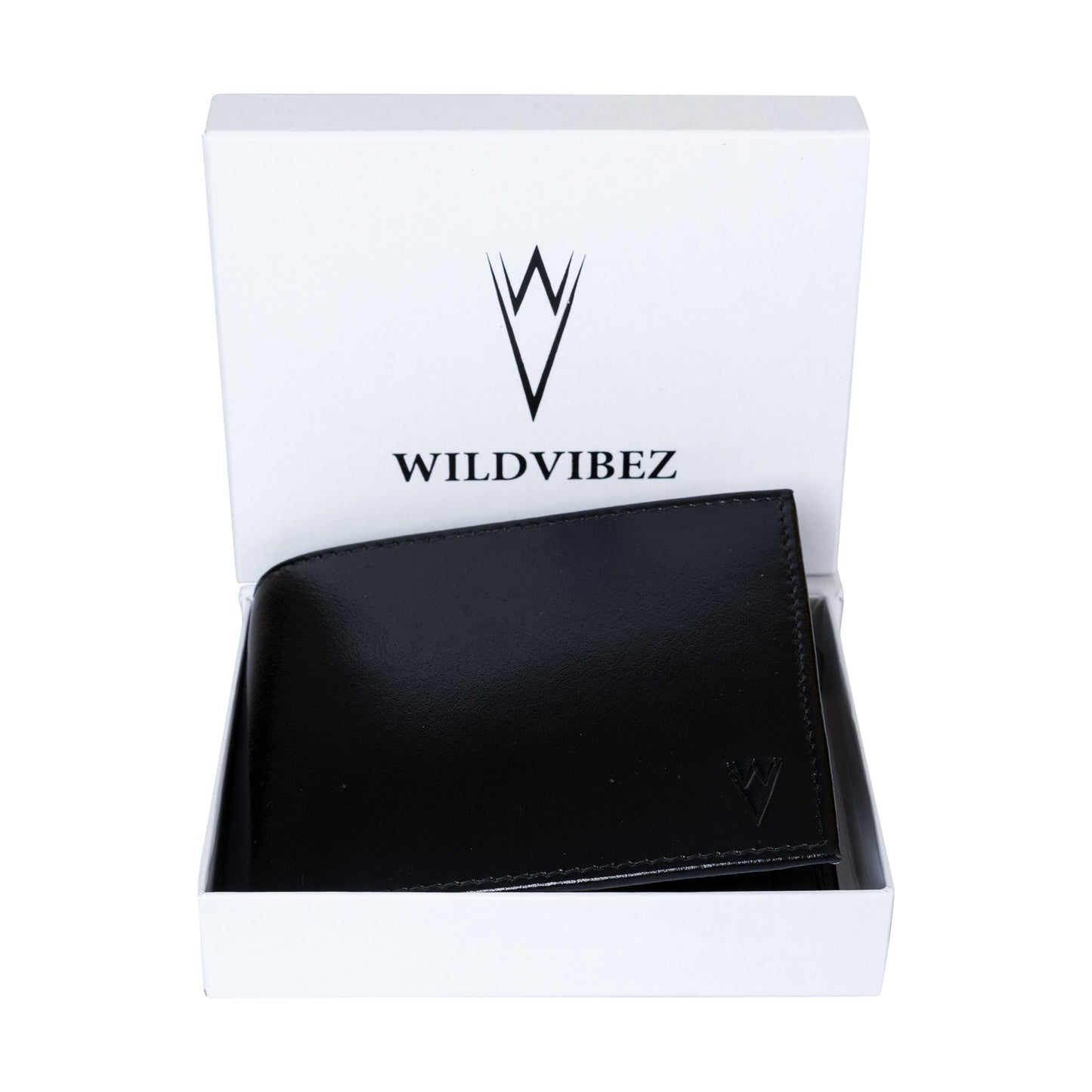 De Rigor Bi Fold Men Wallet Black - WILDVIBEZ