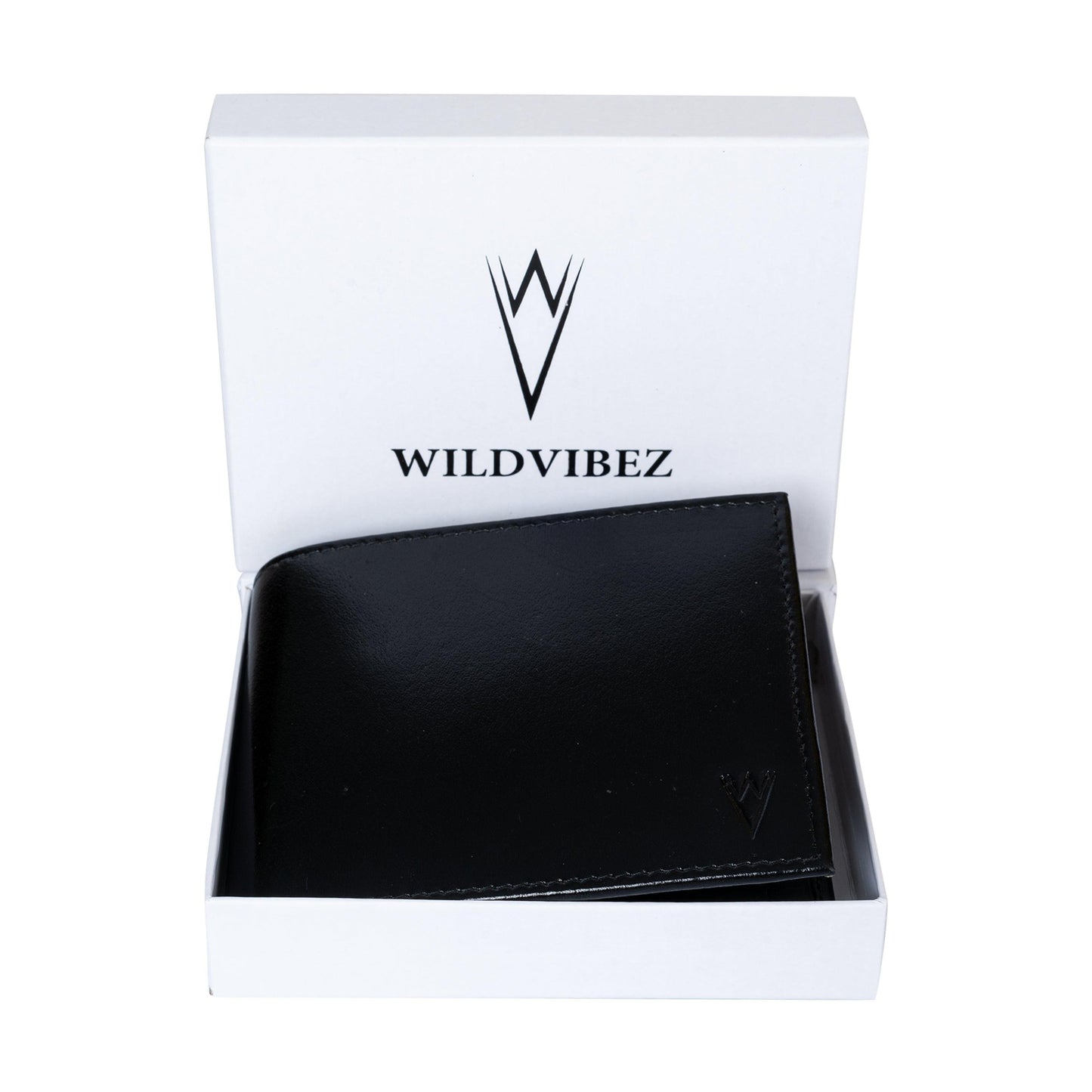 De Rigor Bi Fold Men Wallet Jet Black - WILDVIBEZ