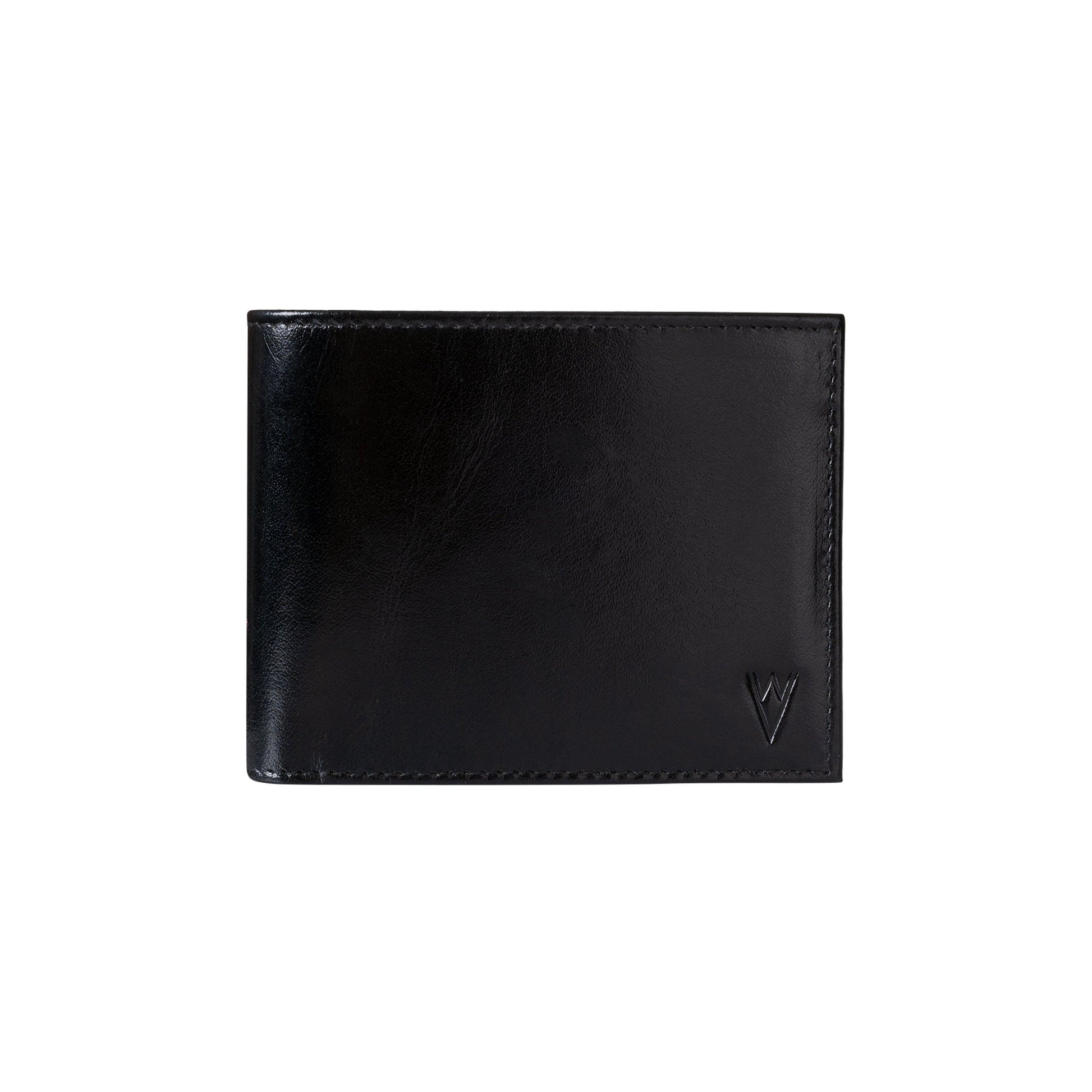 De Rigor Bi Fold Men Wallet Jet Black - WILDVIBEZ